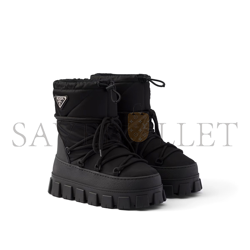 PRADA RE-NYLON GABARDINE APRÈS-SKI BOOTS 1U007N